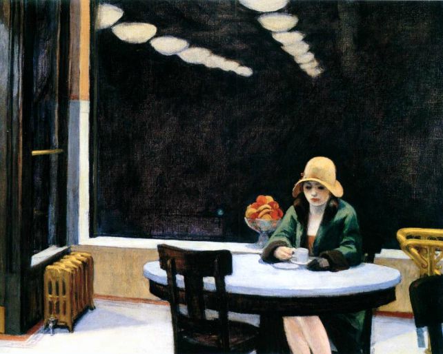 edward hopper automat 1927
