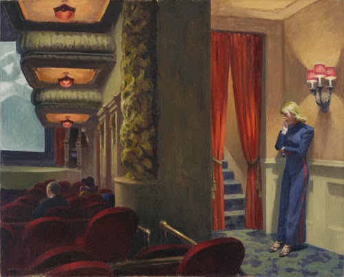 Ed. Hopper, Κινηματογράφος, N. Υόρκη. 1939. Μουσείο Μοντέρνας Τέχνης. Ν. Υόρκη. 